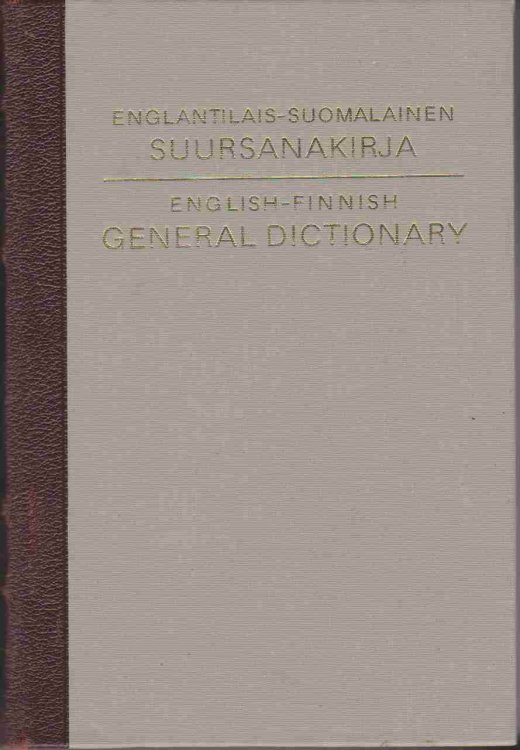 ENGLANTILAIS SUOMALAINEN SUURSANAKIRJA