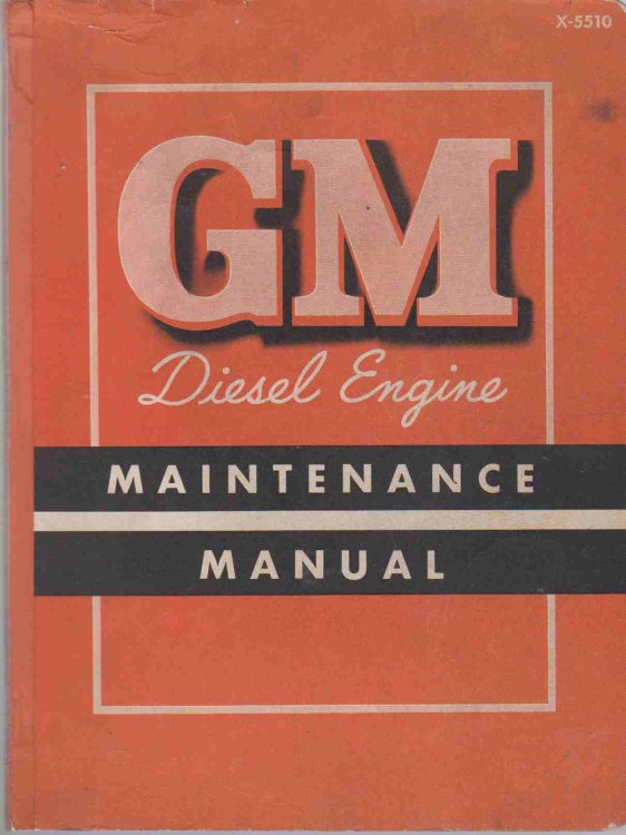 GM DIESEL ENGINE MAINTENANCE MANUAL