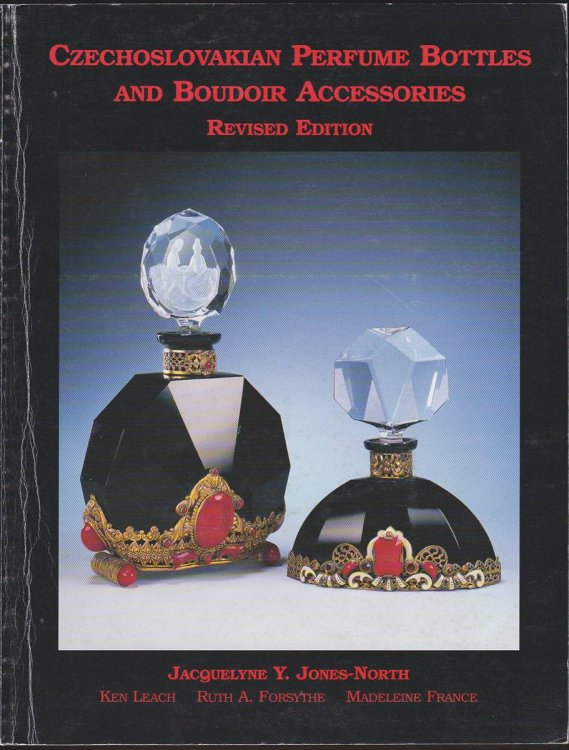 CZECHOSLOVAKIAN PERFUME BOTTLES AND BOUDOIR ACCESSORIES