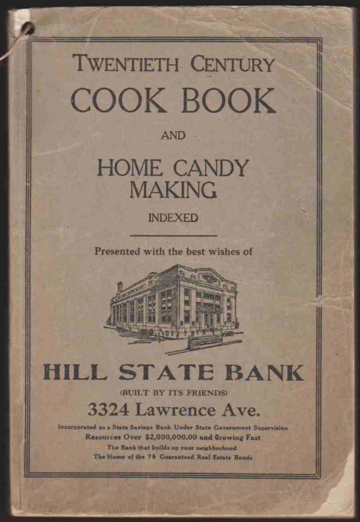 TWENTIETH CENTURY COOK BOOK AND HOME CANDY MAKING