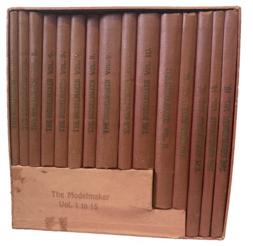 THE MODELMAKER FOR THOSE INTERESTED IN MAKING WORKING MODELS (15 VOLUME SET, WITH SLIPCASE)