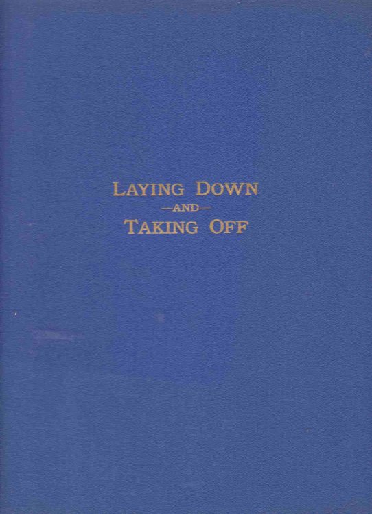 LAYING DOWN AND TAKING OFF