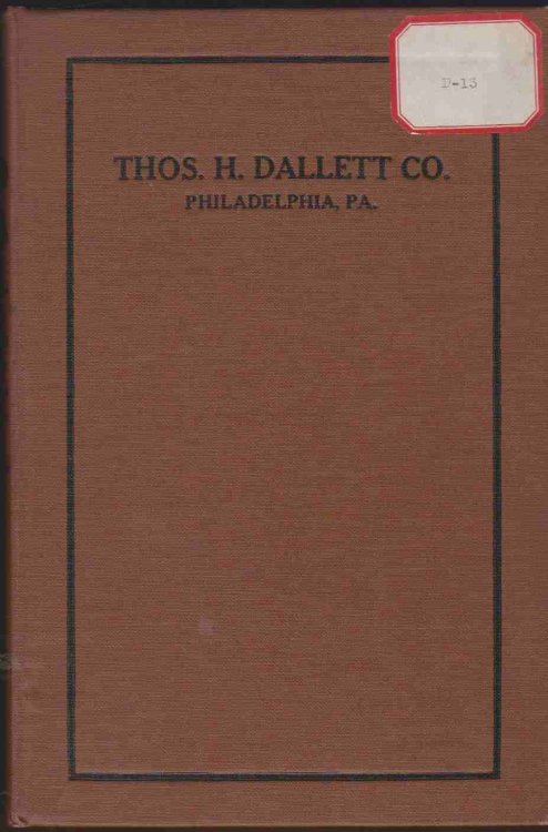 THOS. H. DALLETT CO. GENERAL CATALOGUE NUMBER 10 1923