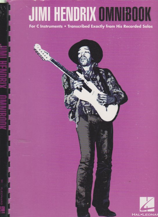 JIMI HENDRIX OMNIBOOK For C Instruments