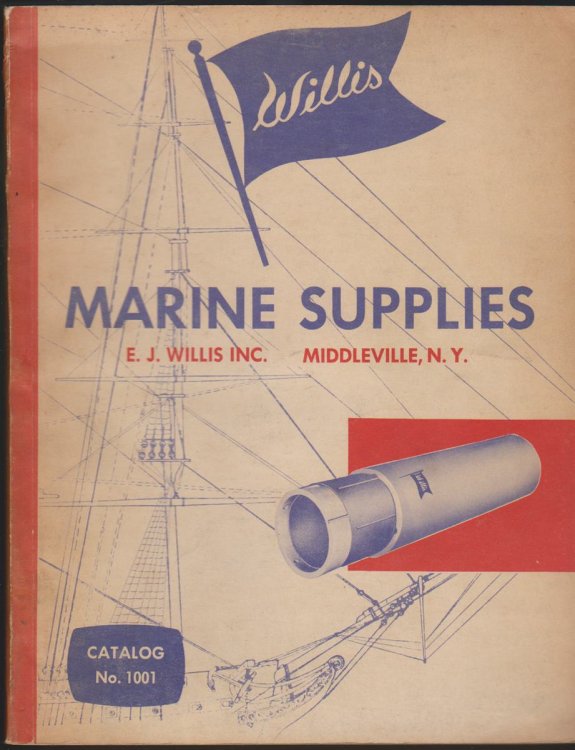 MARINE SUPPLIES. CATALOG NO. 1001