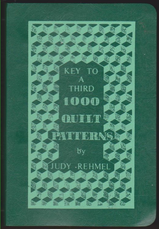 Image for KEY TO A THIRD 1000 QUILT PATTERNS KEY TO A THIRD 1000 QUILT PATTERNS