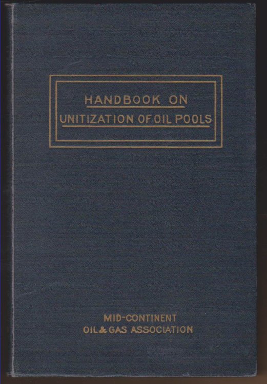 Image for HANDBOOK ON UNITIZATION OF OIL POOLS HANDBOOK ON UNITIZATION OF OIL POOLS