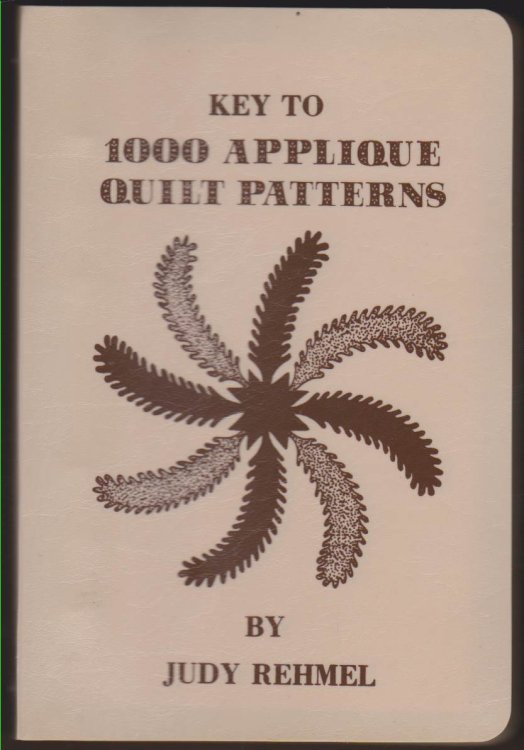 KEY TO 1,000 APPLIQUE QUILT PATTERNS