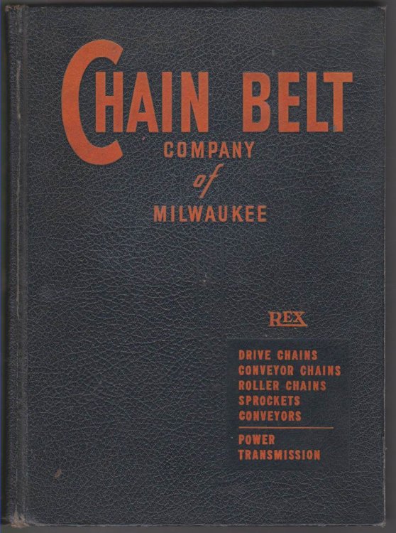 CHAIN BELT COMPANY OF MILWAUKEE / REX CHAINS AND SPROCKETS CATALOG #444