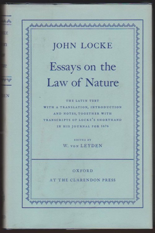 ESSAYS ON THE LAW OF NATURE