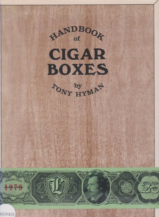 HANDBOOK OF AMERICAN CIGAR BOXES (SIGNED, LIMITED EDITION)