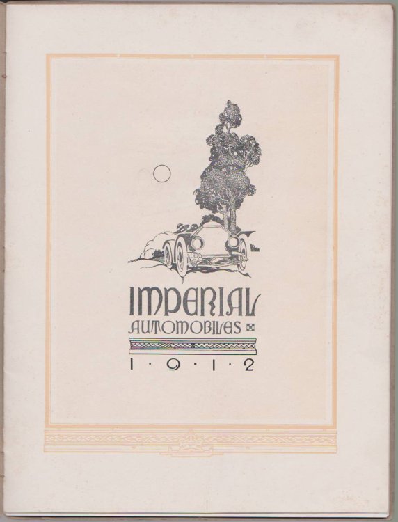 IMPERIAL AUTOMOBILES 1912