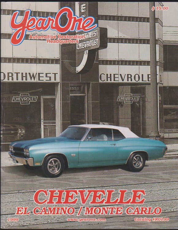 CHEVELLE EL CAMINO / MONTE CARLO CATALOG #R0199 (1999)