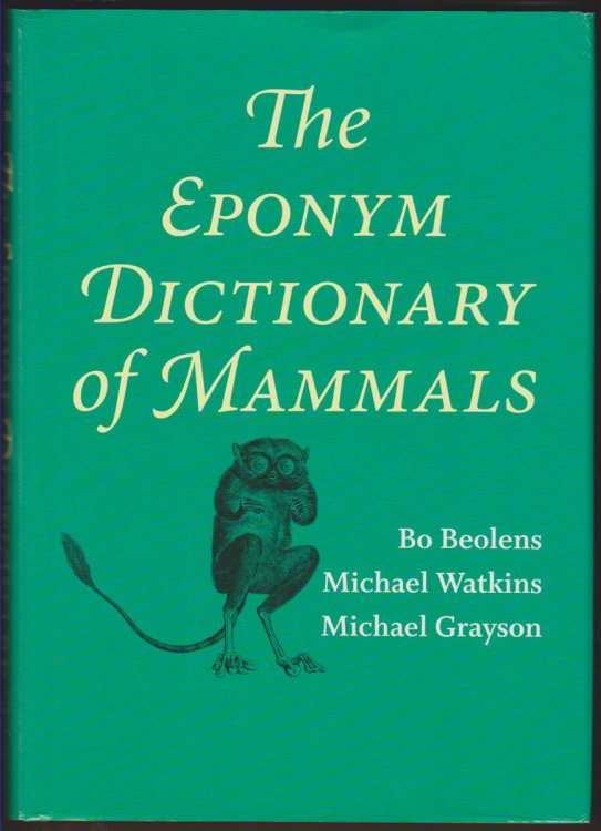 THE EPONYM DICTIONARY OF MAMMALS