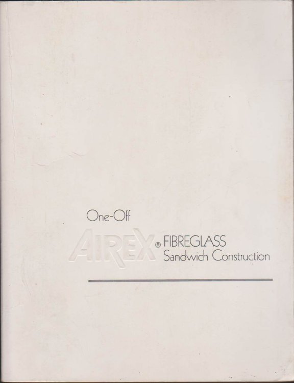 ONE-OFF AIREX FIBREGLASS SANDWICH CONSTRUCTION