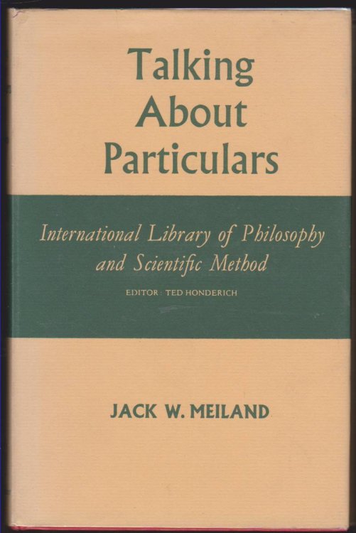 TALKING ABOUT PARTICULARS