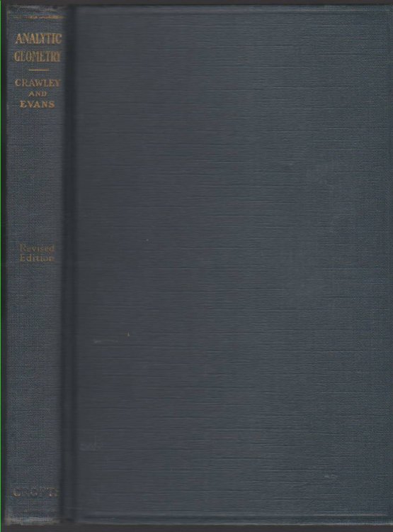 ANALYTIC GEOMETRY