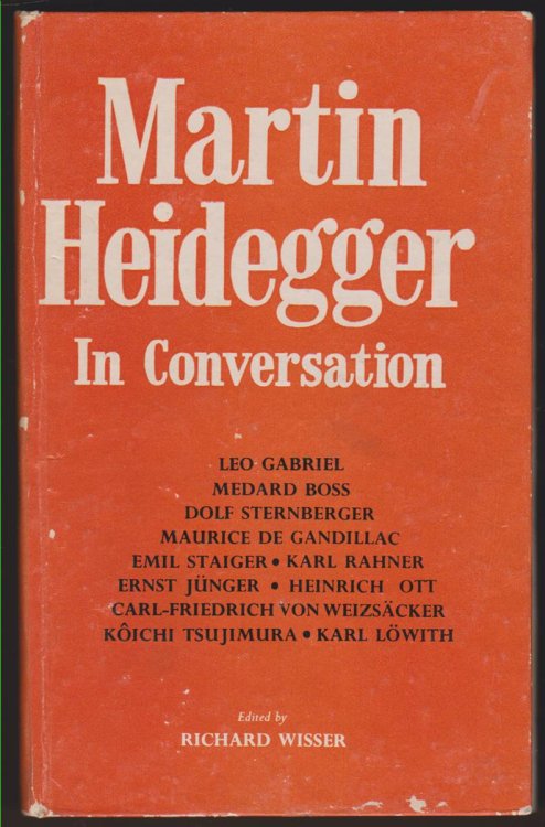 MARTIN HEIDEGGER IN CONVERSATION