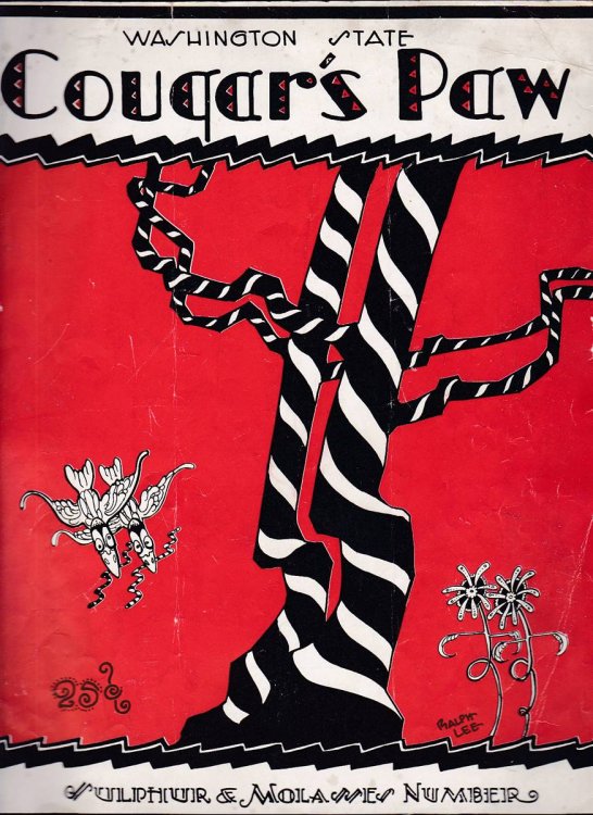 WASHINGTON STATE COUGAR'S PAW. SULPHUR AND MOLASSES NUMBER. VOL. 7 MARCH, 1928 NO. 3
