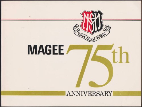 MAGEE 75TH ANNIVERSARY 1914-1989