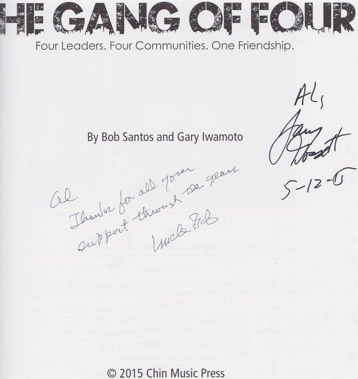 THE GANG OF FOUR Four Leaders, Four Communities, One Friendship