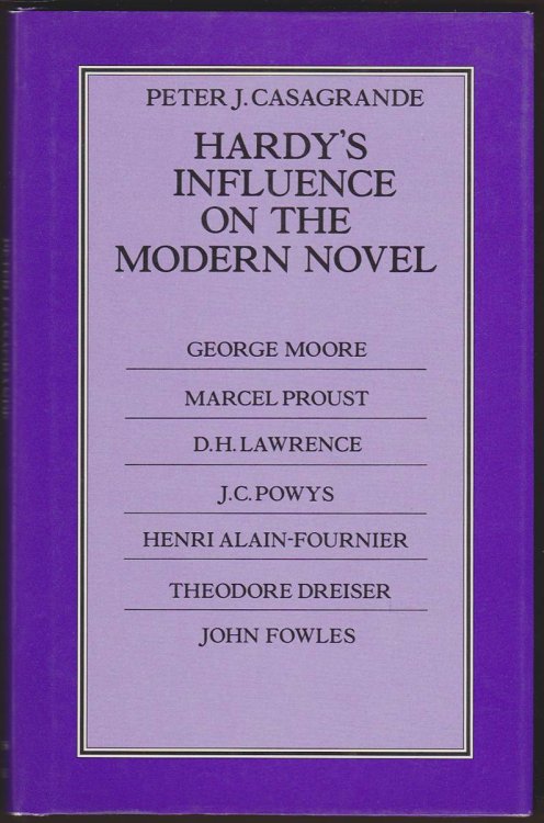 HARDY'S INFLUENCE ON THE MODERN NOVEL