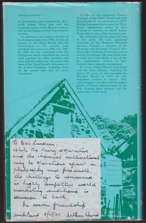 A COMMAND OF COOPERATIVES The Development of Leadership, Marketing and Price Control in the Cooperative Dairy Industry of New Zealand