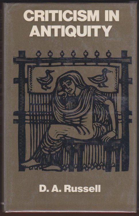 CRITICISM IN ANTIQUITY