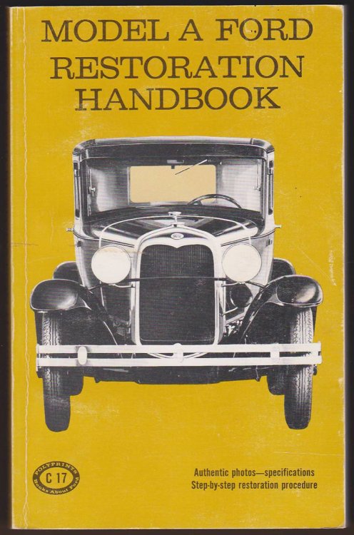 MODEL A FORD RESTORATION HANDBOOK