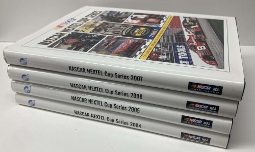 NASCAR NEXTEL CUP SERIES 2004, 2005, 2006, 2007 (4 BOOK SET)
