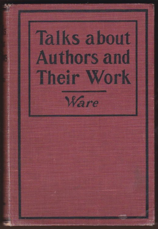 TALKS ABOUT AUTHORS AND THEIR WORK