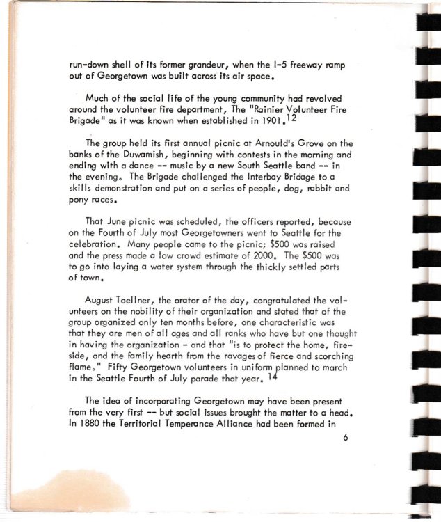 THE GEORGETOWN STORY: THAT WAS A TOWN, 1904-1910