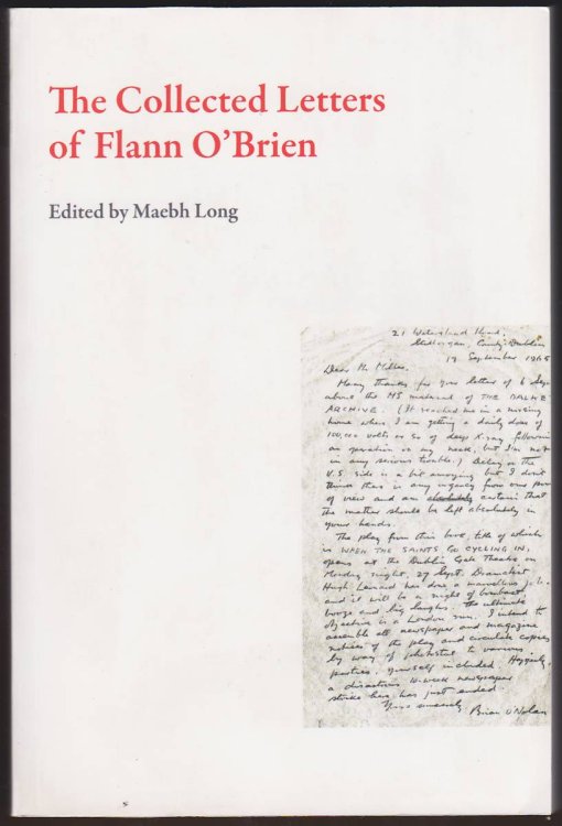 THE COLLECTED LETTERS OF FLANN O'BRIEN