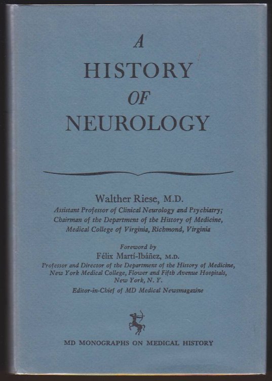 A HISTORY OF NEUROLOGY