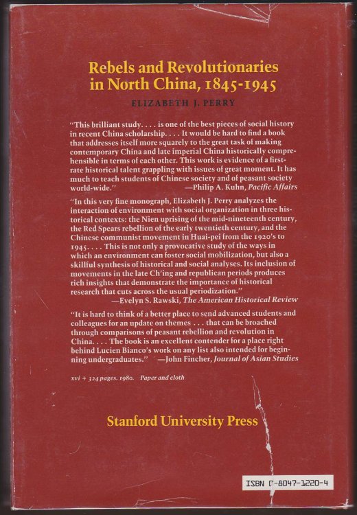 THE PEASANT ECONOMY AND SOCIAL CHANGE IN NORTH CHINA