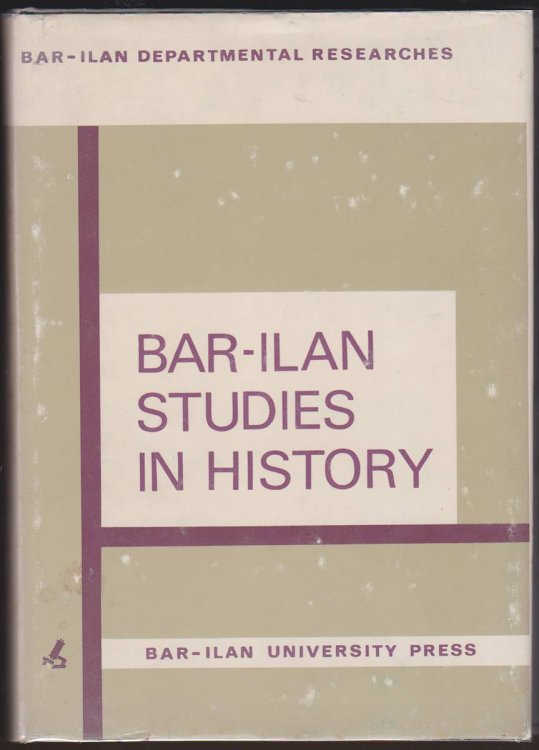 BAR-ILAN STUDIES IN HISTORY
