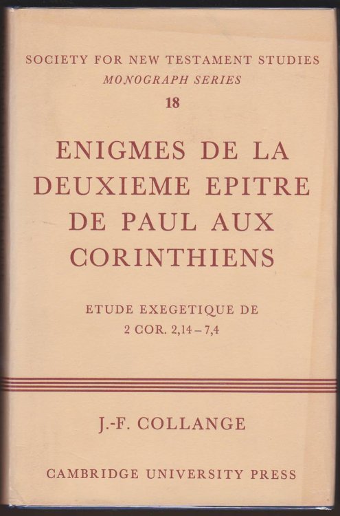 ENIGMES DE LA DEUXIEME EPITRE DE PAUL AUX CORINTHIENS (FRENCH EDITION)
