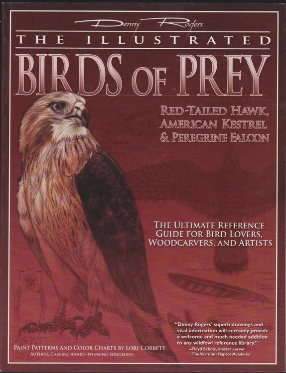 THE ILLUSTRATED BIRDS OF PREY RED-TAILED HAWK, AMERICAN KESTRAL & PEREGRINE FALCON The Ultimate Reference Guide for Bird Lovers, Woodcarvers, and Artists
