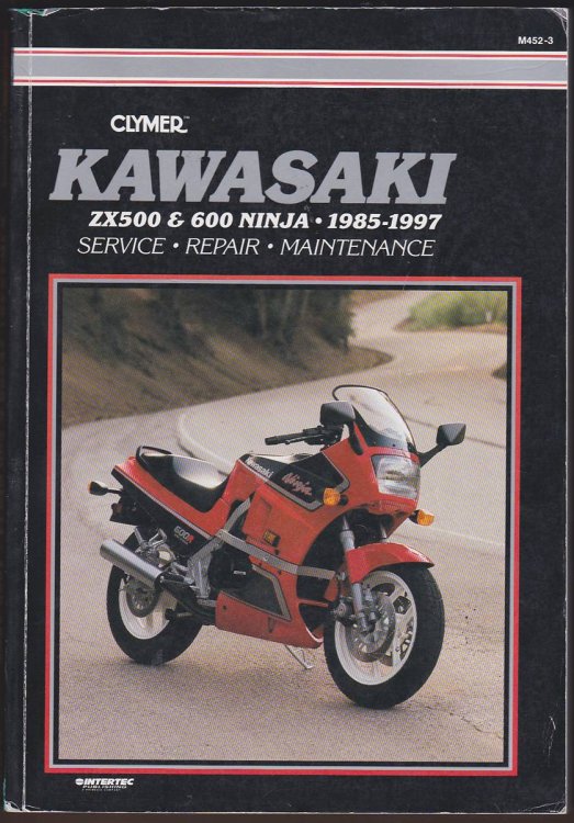 CLYMER KAWASAKI ZX500 & 600 NINJA 1985-1997