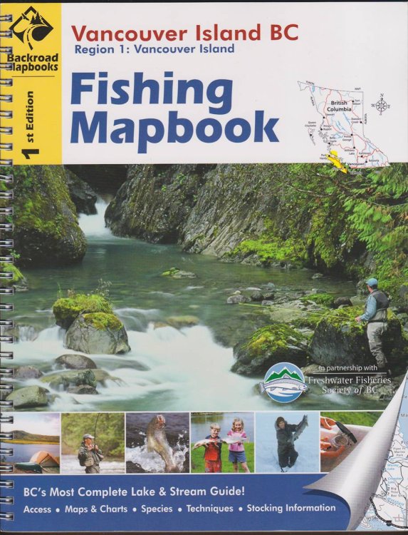 VANCOUVER ISLAND BC FISHING MAPBOOK