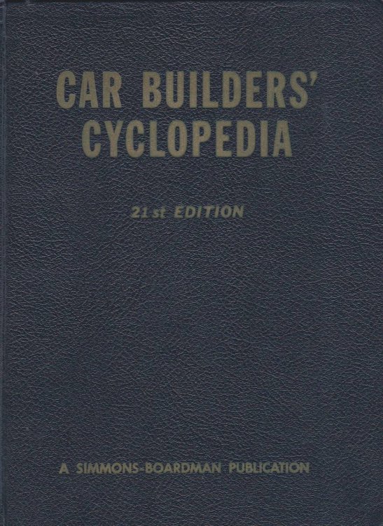 1961 CAR BUILDERS' CYCLOPEDIA OF AMERICAN PRACTICE. 21ST EDITION