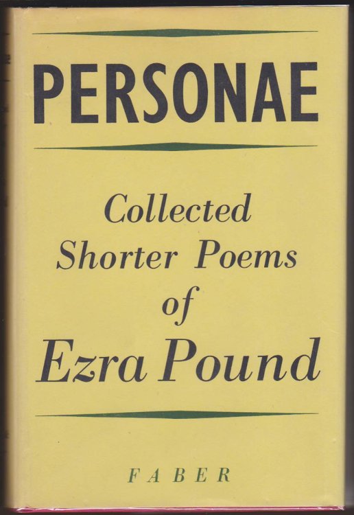 PERSONAE Collected Shorter Poems of Ezra Pound
