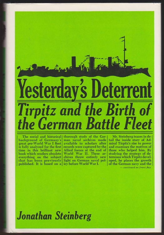 YESTERDAY'S DETERRENT Tirpitz and the Birth of the German Battle Fleet