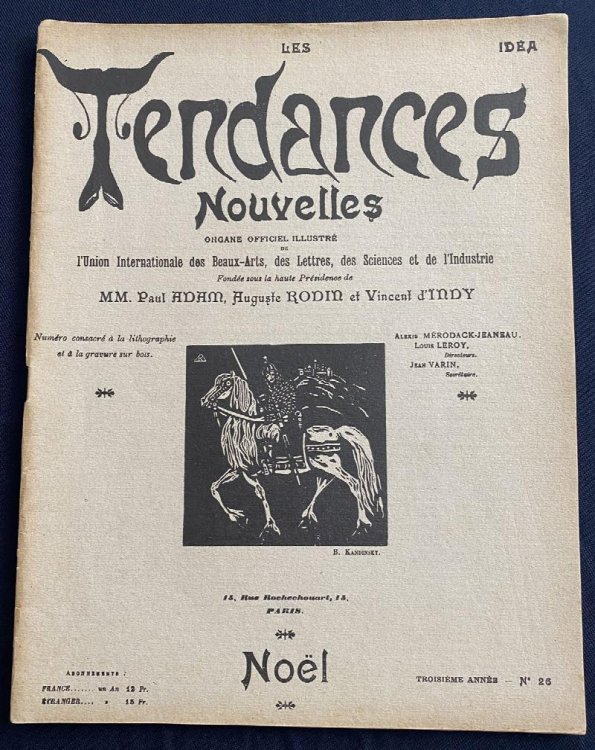 Les Tendances Nouvelles n 26, 1906. With Kandinsky Woodcuts.