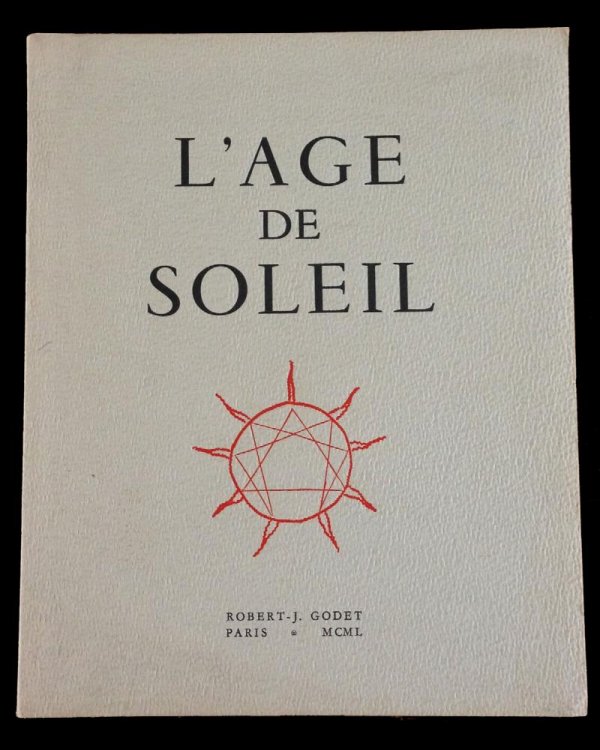 L'Age de Soleil. With one original dry point by Picasso.