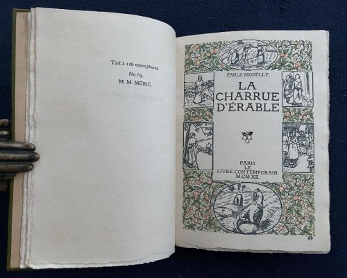 La Charrue d'Erable. With 12 wood engravings by Camille Pissarro.