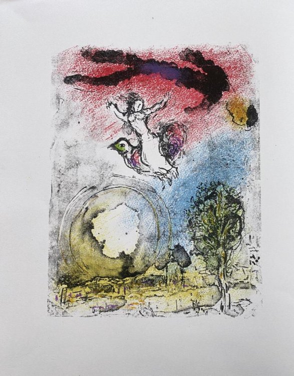 La Poesie. With an original lithograph by Chagall.