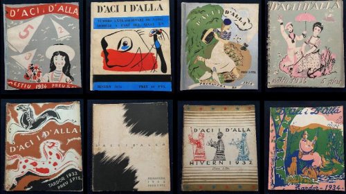 Eight Numbers of D'Aci I D'Alla 1932-1934