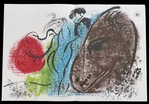 Derrire le Miroir 44-45 1952. Chagall. With 2 lithographs