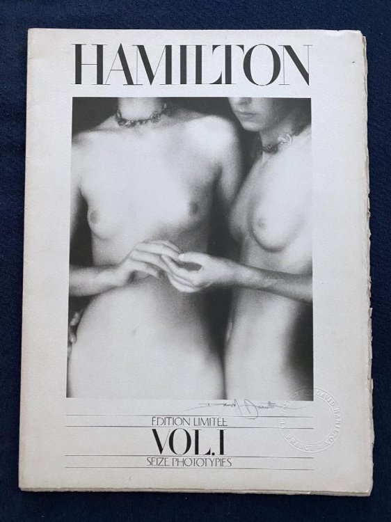 Hamilton. Edition limite Vol. 1 Seize phototypies. With 6 photographs